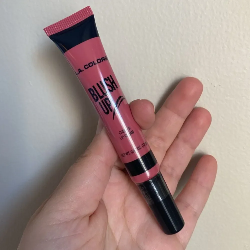 L.A. Colors Blush Up Cheek & Lip Cream - Vibrant Pink - CBL547